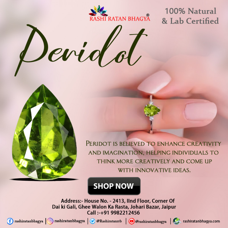 Buy Natural Peridot Stone Online At Best Price