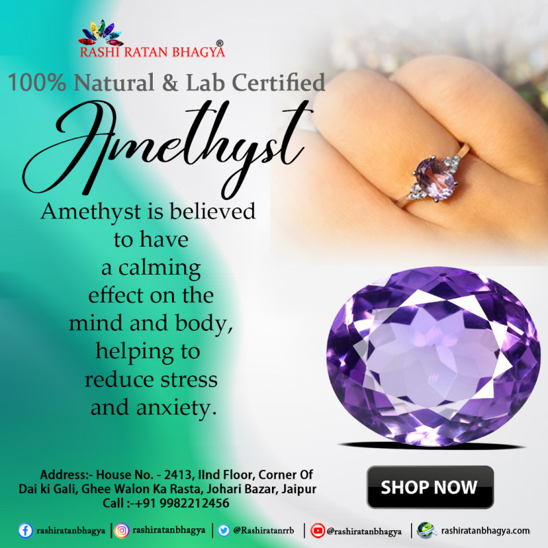Get Certified Amethyst Stone Online At Best Price