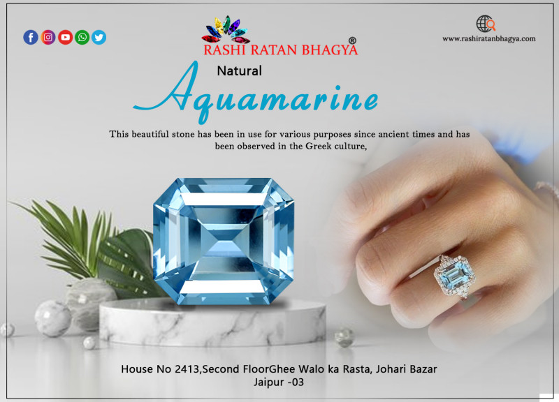 Shop Original Aquamarine Stone Online At Best price: 