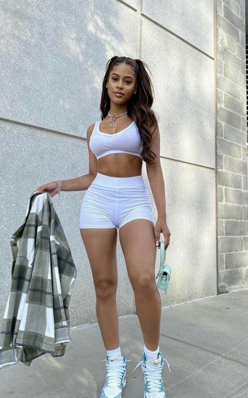 Cute Baddie Biker shorts outfit: 