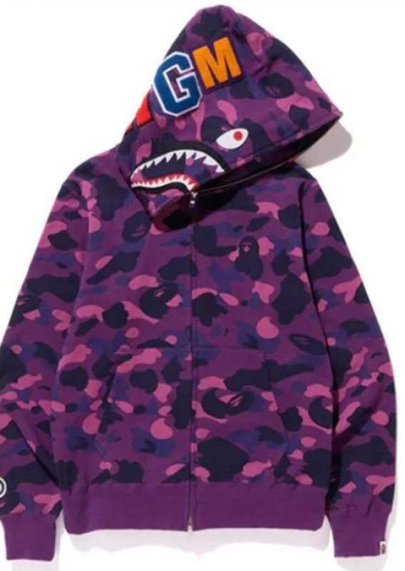 Purple Bape Hoodie