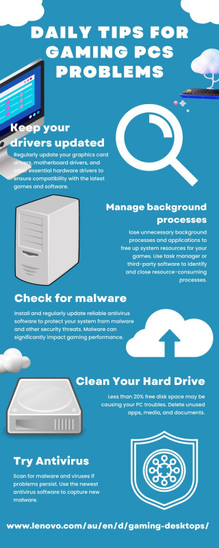 Daily Tips For Gaming PCs Problems: 