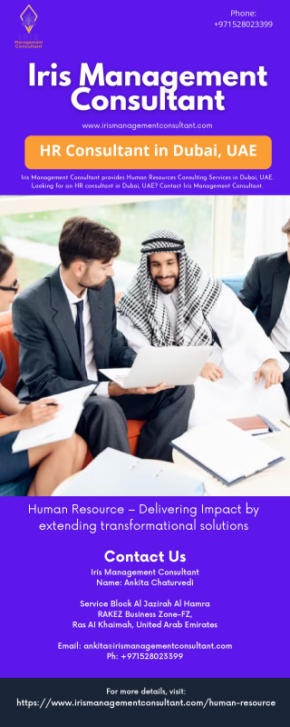 HR Consultant in Dubai, UAE: 