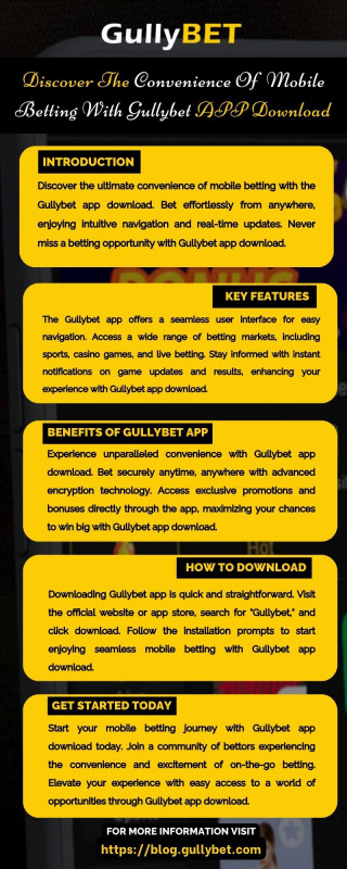 Discover The Convenience Of  Mobile Betting With Gullybet APP Download: 