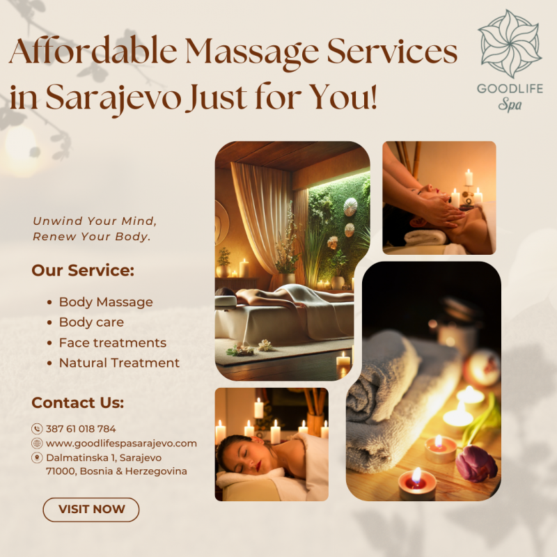 Exclusive Massage Services in Sarajevo!