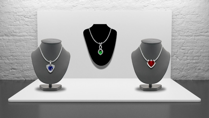 Charming Choices: Heart Necklace, Infinity Styles, and Birthstone Gems: 