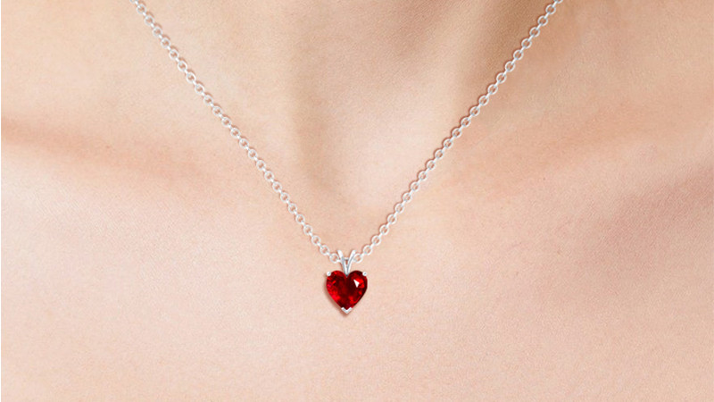 The Magic of Heart Necklace: From Alexandrites to Stunning Rubies: 
