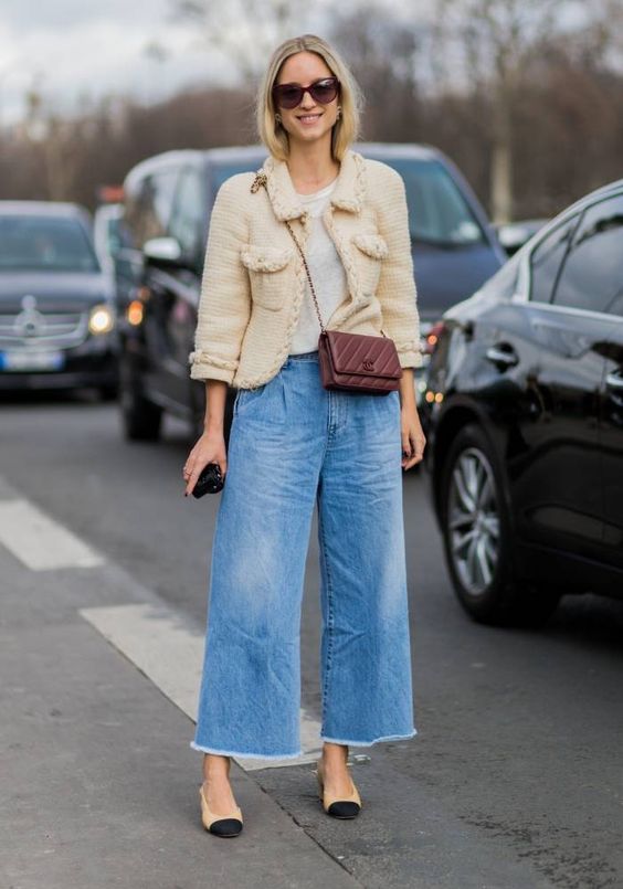 Outfit inspiration looks vaqueros coulotte